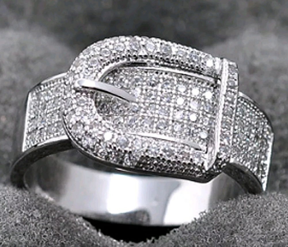 925 sterling silver stamped ring - Picture 2 of 4